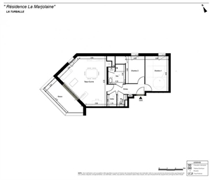 t3 à la vente -   44420  LA TURBALLE, surface 63 m2 vente t3 - UBI468237788